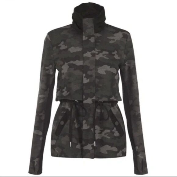 Cabi 3911 Black Gray ATC Camo Jacket Fall 2020 Size Medium - Picture 2 of 7